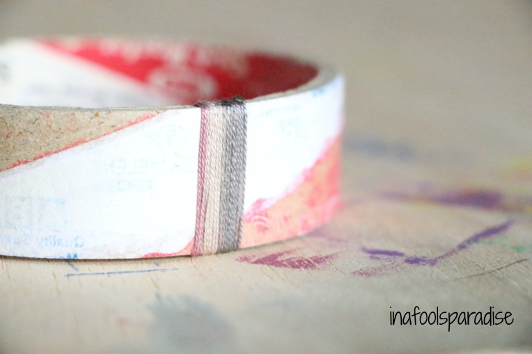 Empty tape into your next favorite bracelet - DIY - easy and so amazing :D